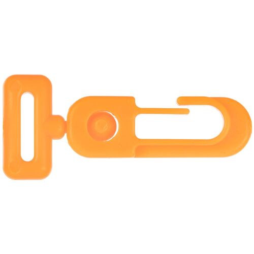 Застежка-карабин Сarabine, S, оранжевый неон 1