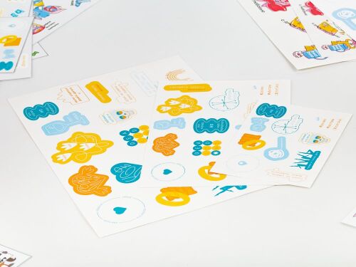 Наклейки бумажные Sticker Pack на заказ, M 3