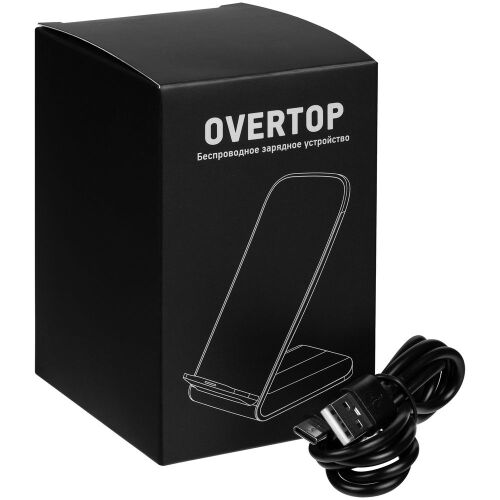 Беспроводное зарядное устройство с быстрой зарядкой Overtop, чер 7