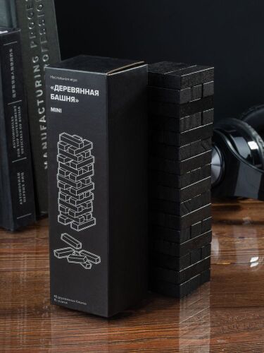 Игра «Деревянная башня мини», черная 6