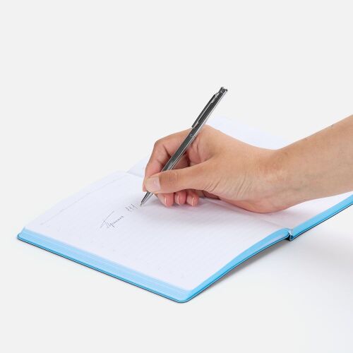 Ручка шариковая Hotel Ferra, серебристая 4