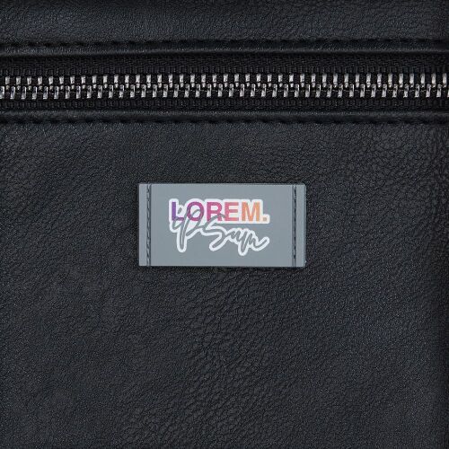 Лейбл из ПВХ Dzeta, XS, серый 4