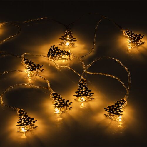 Светодиодная гирлянда Golden Lights, золотистая 2