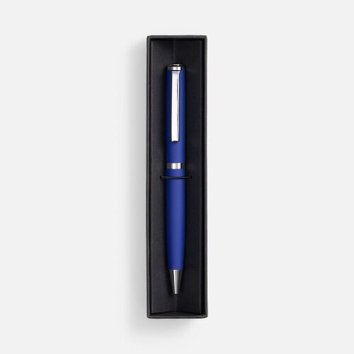 Ручка шариковая Inkish Chrome в футляре, синяя 5