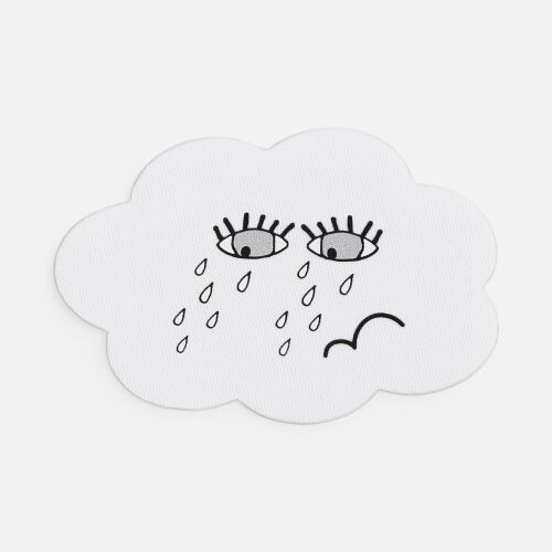 Наклейка тканевая Lunga Calum, L, белая 3