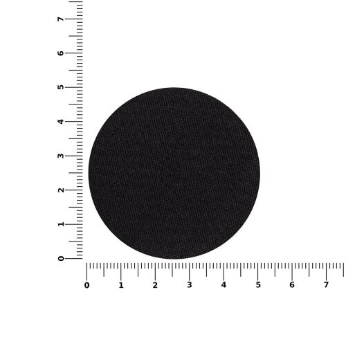 Наклейка тканевая Lunga Round, M, черная 3 Наклейка тканевая Lunga Round, M, черная 3