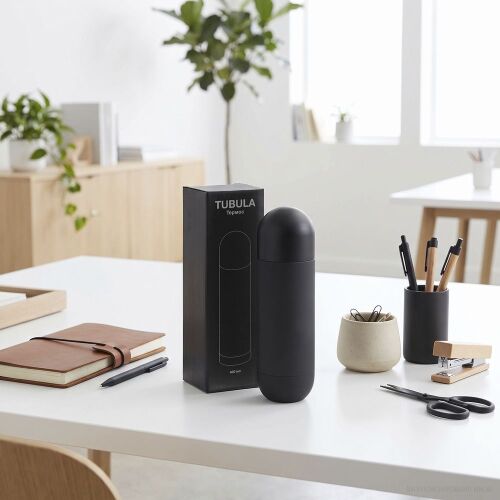 Термос Tubula Soft Touch, черный 5
