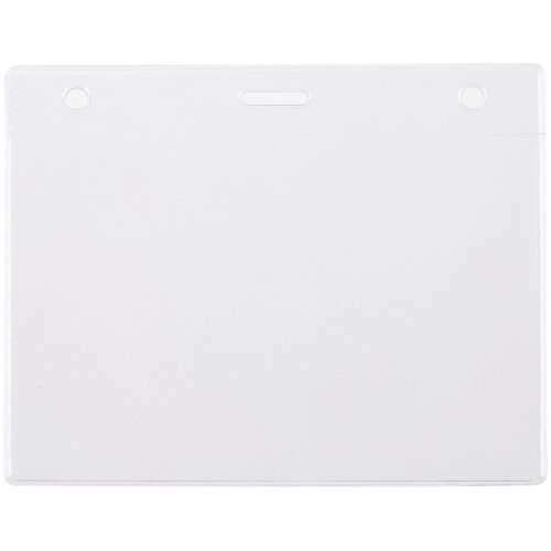 Карман для бейджа Lucid, горизонтальный, из фактурного ПВХ 1