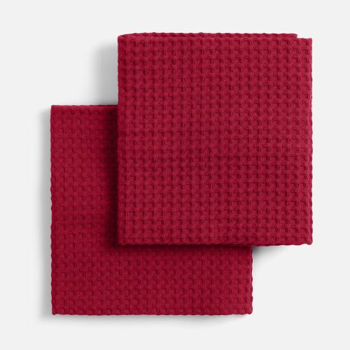 Набор кухонных полотенец Good Wipe, красный 2