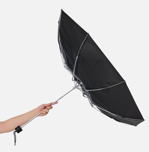 Зонт складной Light, черный 6