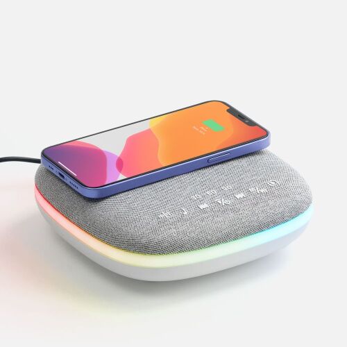Bluetooth колонка с беспроводной зарядкой и подсветкой Terrafoni 8