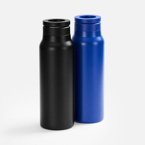 Термобутылка Magnus с магнитным держателем для телефона, синяя 6