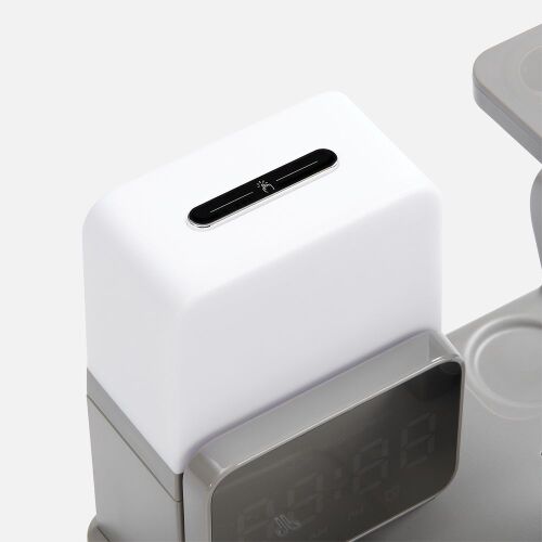 Зарядная станция с электронными часами и подсветкой Large Charge 5