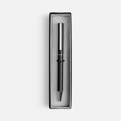 Ручка шариковая Blade Soft Touch в футляре, черная 2 Ручка шариковая Blade Soft Touch в футляре, черная 2