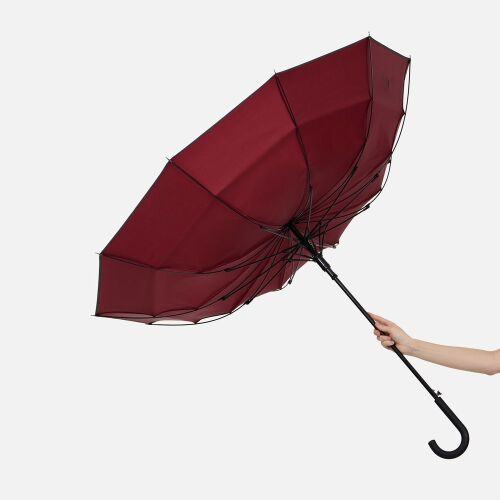 Зонт-трость Abrego, бордовый 6
