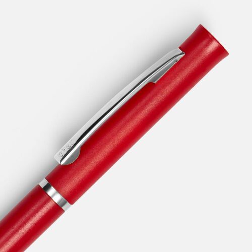 Ручка шариковая Euro Chrome, красная 3 Ручка шариковая Euro Chrome, красная 3