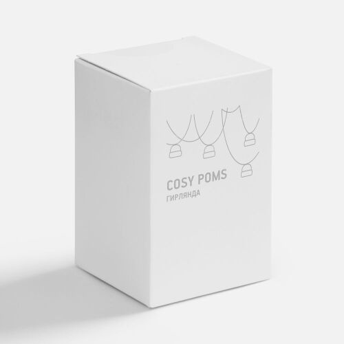 Гирлянда Cosy Poms, синяя 6