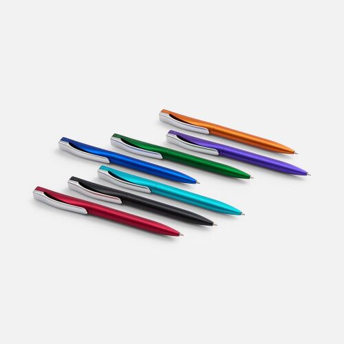 Ручка шариковая Pin Silver, красный металлик 5