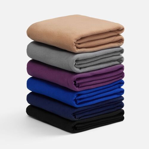 Флисовый плед Warm&Peace, синий 7