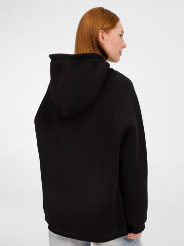 Худи унисекс оверсайз Easy Street, черное, размер XL/XXL 5