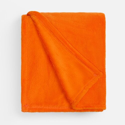 Плед Plush, оранжевый 2