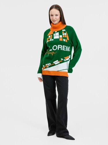 Свитер на заказ Tricksy Net Reglan, акрил, размер XXL 4