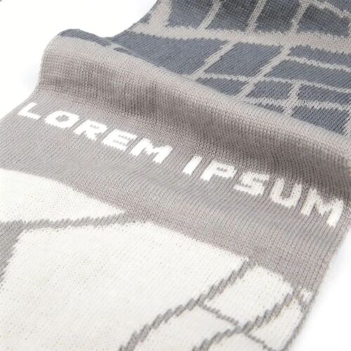 Шарф на заказ Tricksy Light, M, полушерсть 3