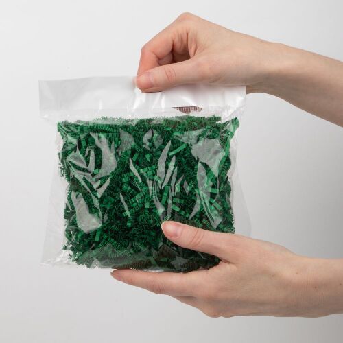 Бумажный наполнитель Chip, темно-зеленый (изумрудный) 5