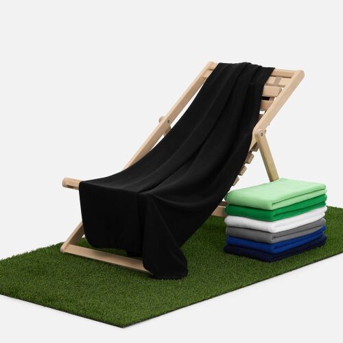 Флисовый плед Warm&Peace, черный 3