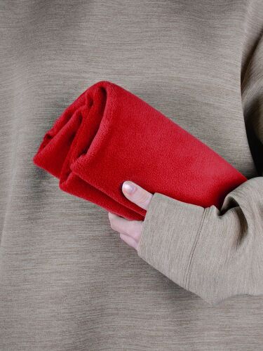 Флисовый плед Warm&Peace, красный 4 Флисовый плед Warm&Peace, красный 4