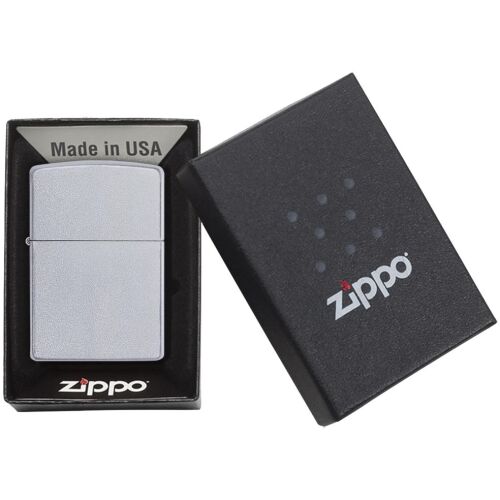 Зажигалка Zippo Classic Satin, серебристая 2
