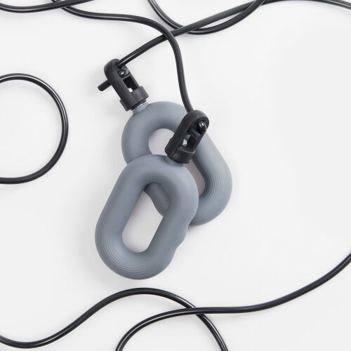 Мультифункциональная скакалка с эспандером Multi McFly, серая 2