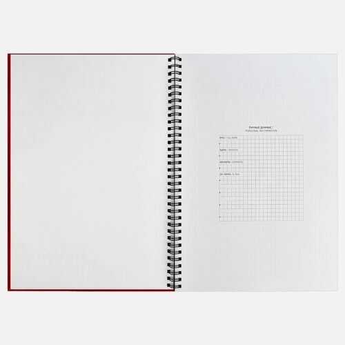 Ежедневник Notera Maxi, недатированный, красный 5
