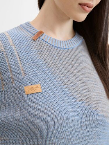 Джемпер Denim свободного силуэта на заказ, полушерсть, размер L 3