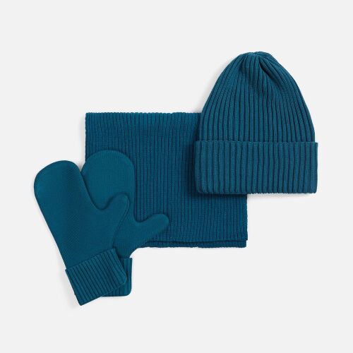 Шарф Yong, темно-синий (морская волна) 4