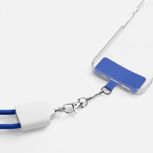 Кабель-ланьярд energyFlex Pro, синий 3