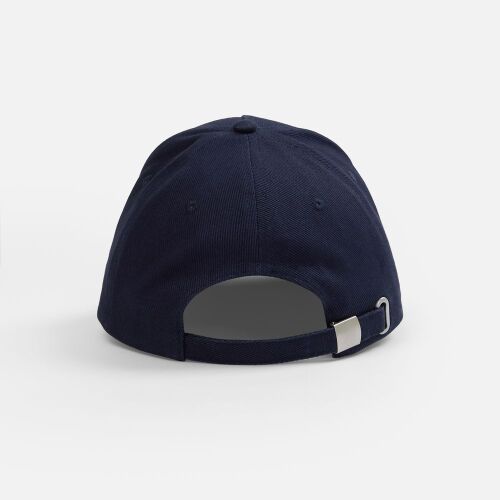 Бейсболка Classic 2.0, темно-синяя с белым кантом 2