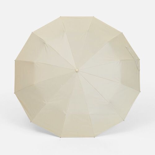 Зонт складной с УФ-защитой Ribstar, бежевый 2