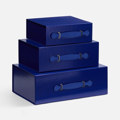 Коробка складная Holdfold, S, синяя 7