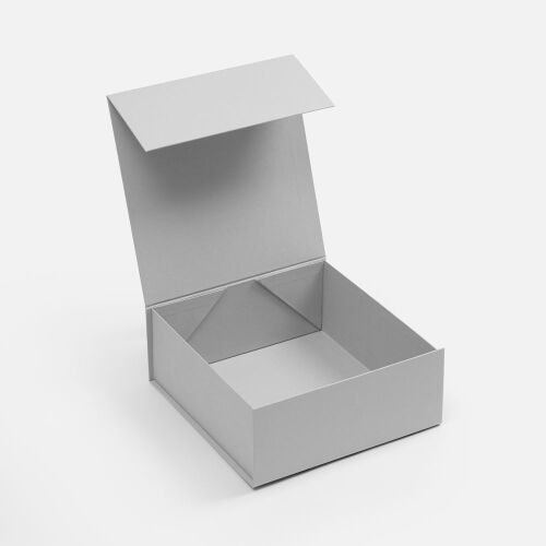 Коробка складная Quadra Fold, серая 3