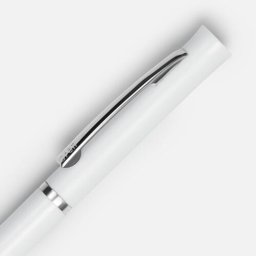 Ручка шариковая Euro Chrome, белая 3 Ручка шариковая Euro Chrome, белая 3