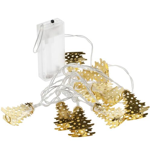 Светодиодная гирлянда Golden Lights, золотистая 3