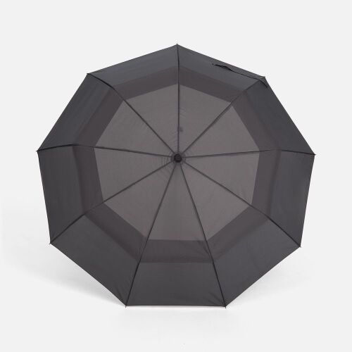 Складной зонт Dome Double с двойным куполом, серый 2