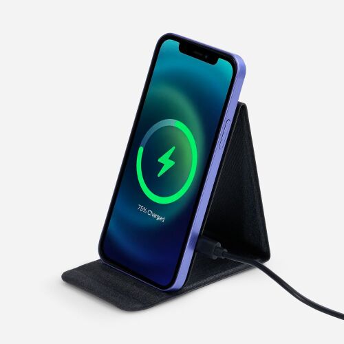 Подставка для смартфона с беспроводной зарядкой Kickstand, серая 1 Подставка для смартфона с беспроводной зарядкой Kickstand, серая 1