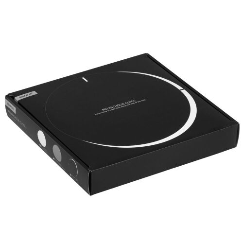 Часы настенные Melancholia Clock, черные 7