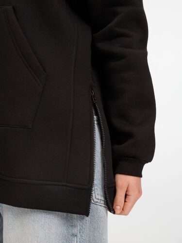 Худи унисекс оверсайз Easy Street, черное, размер XL/XXL 6