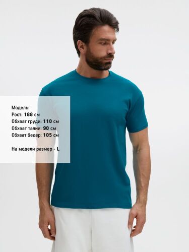 Футболка Regent 150 винтажный синий, размер 3XL 4