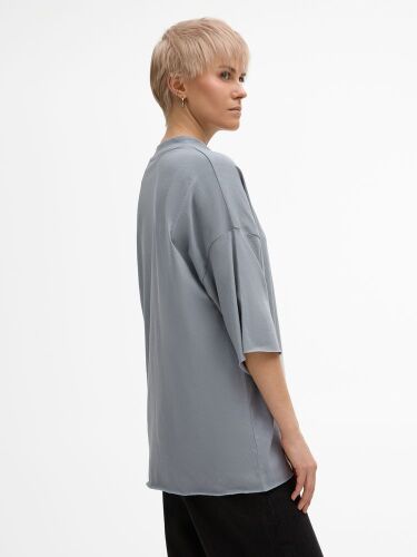 Футболка унисекс T1, серая, размер M/L 6