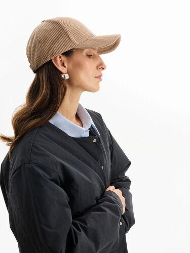 Бейсболка Soft Core, бежевая 6