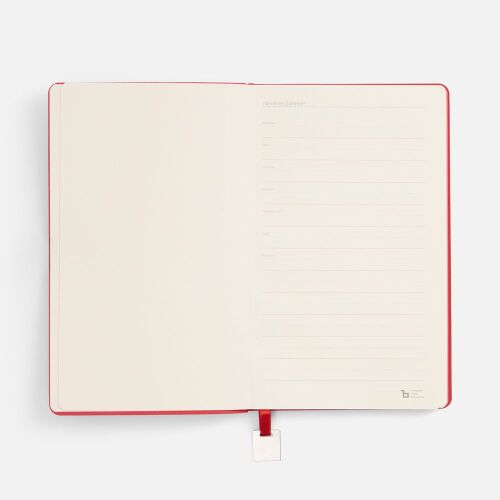 Ежедневник Shall Light, недатированный, красный 3